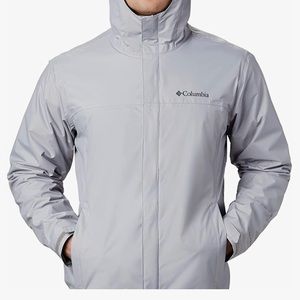 Columbia Grey Watertight Rain Jacket NWT